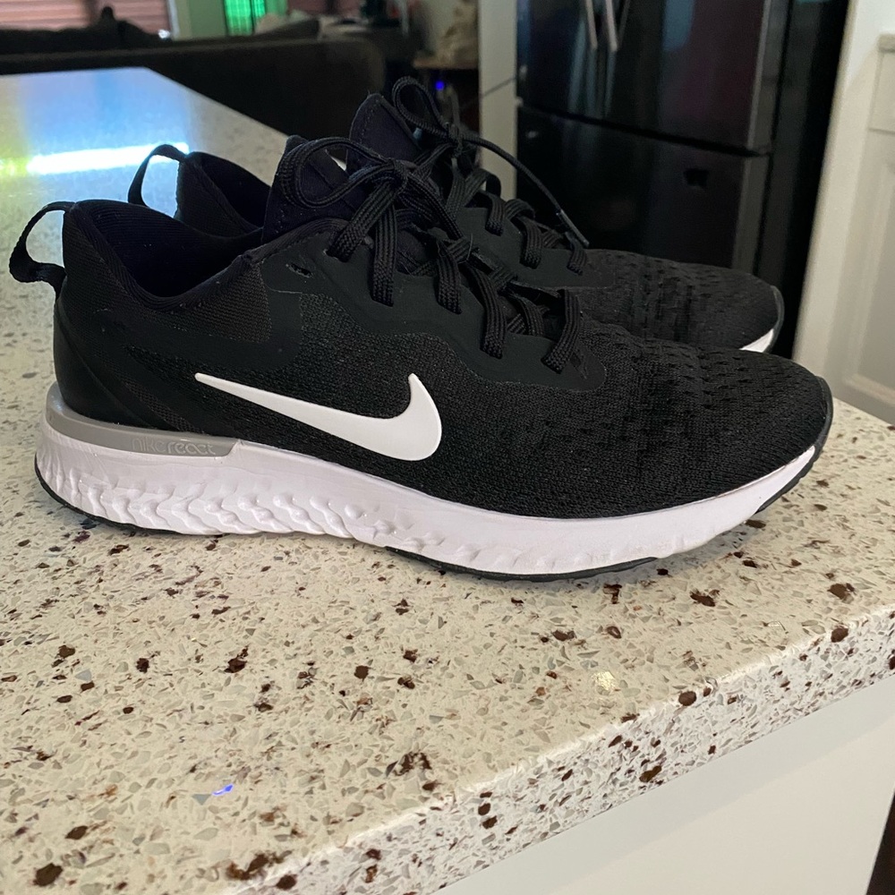 Nike Black and White Athletic Shoes